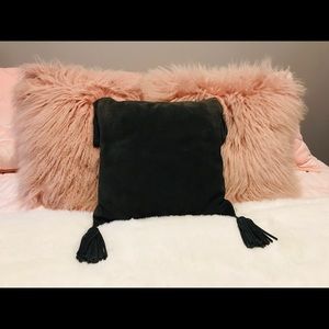West Elm Mongolian Lamb Pillows in Rosette (2)